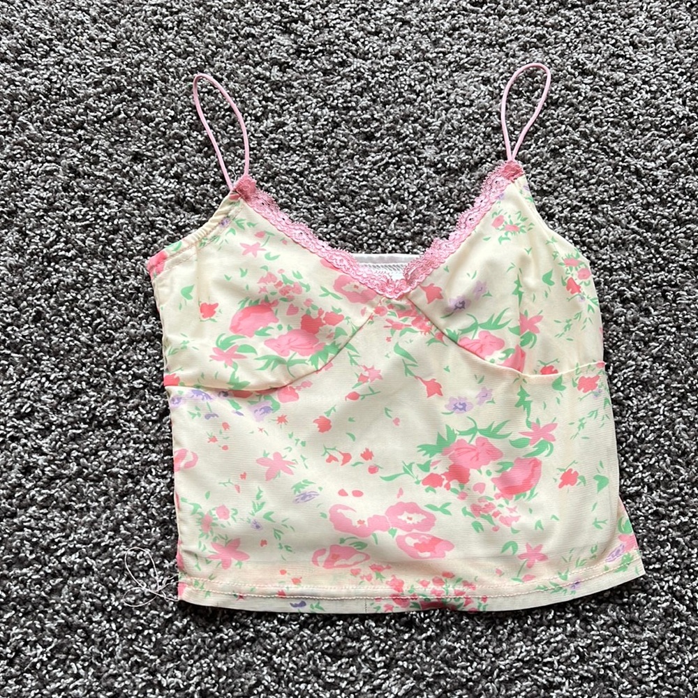 Floral Y2K Aesthetic Tank Top